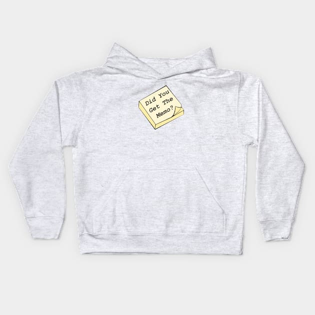 Memo Pad Kids Hoodie by traditionation